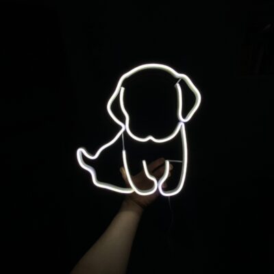 Neon LED puppy