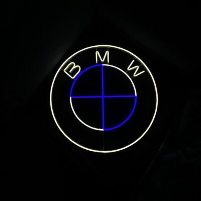 Neon LED BMW logo