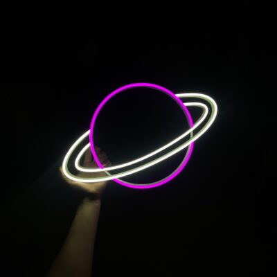 Neon LED Saturn