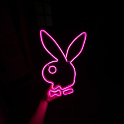 Neon LED bunny Playboy