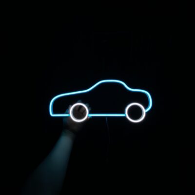 Neon LED passenger car