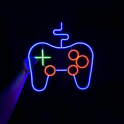Neon LED PlayStation pad