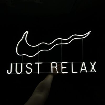 Neon LED Nike Just relax
