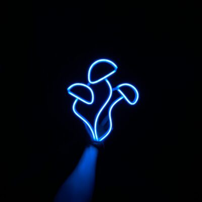 Neon LED mushrooms