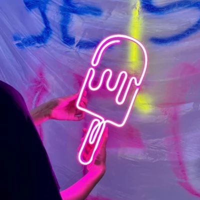 neon led lody na patyku