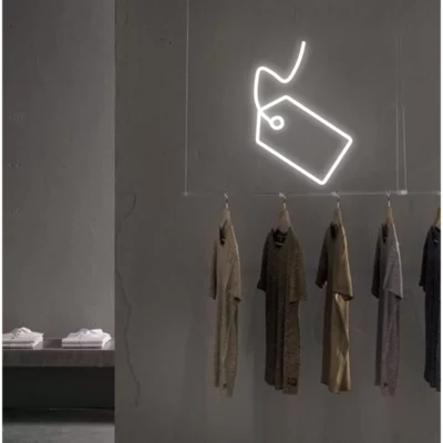 Neon LED Label from a Distance