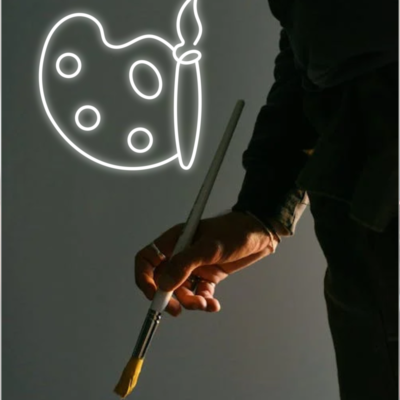 Neon LED Painting Palette