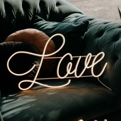 neon led love