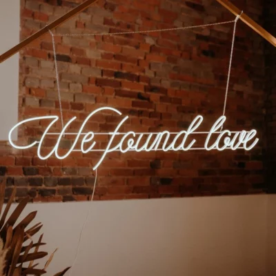 neon led we found love