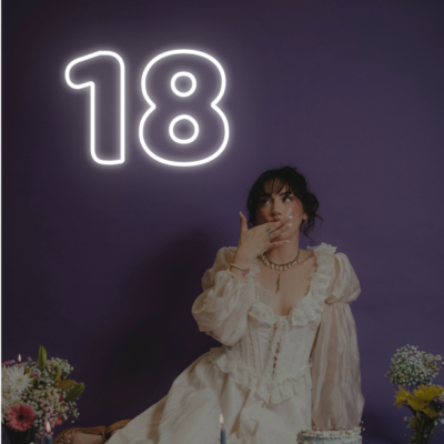 Neon led 18 na urodziny