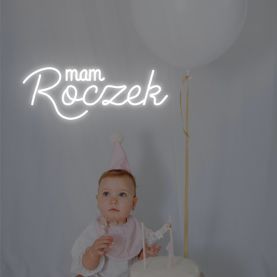 Neon led mam roczek do dekoracji