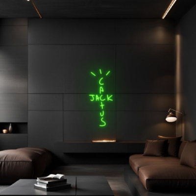 neon led jack cactus