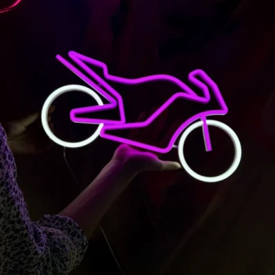 neon led motocykl ścigacz od ręki