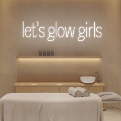 neon led lets glow girl w salonie beauty